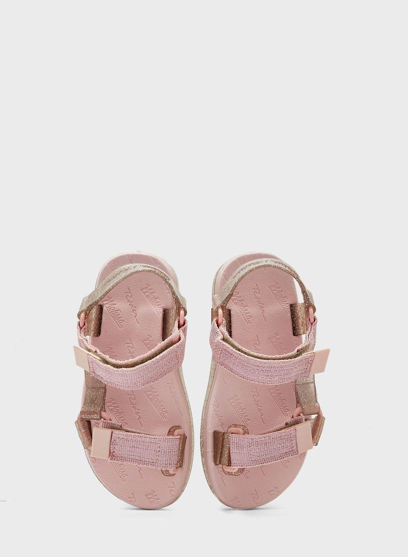 Kids Glitter Sandals