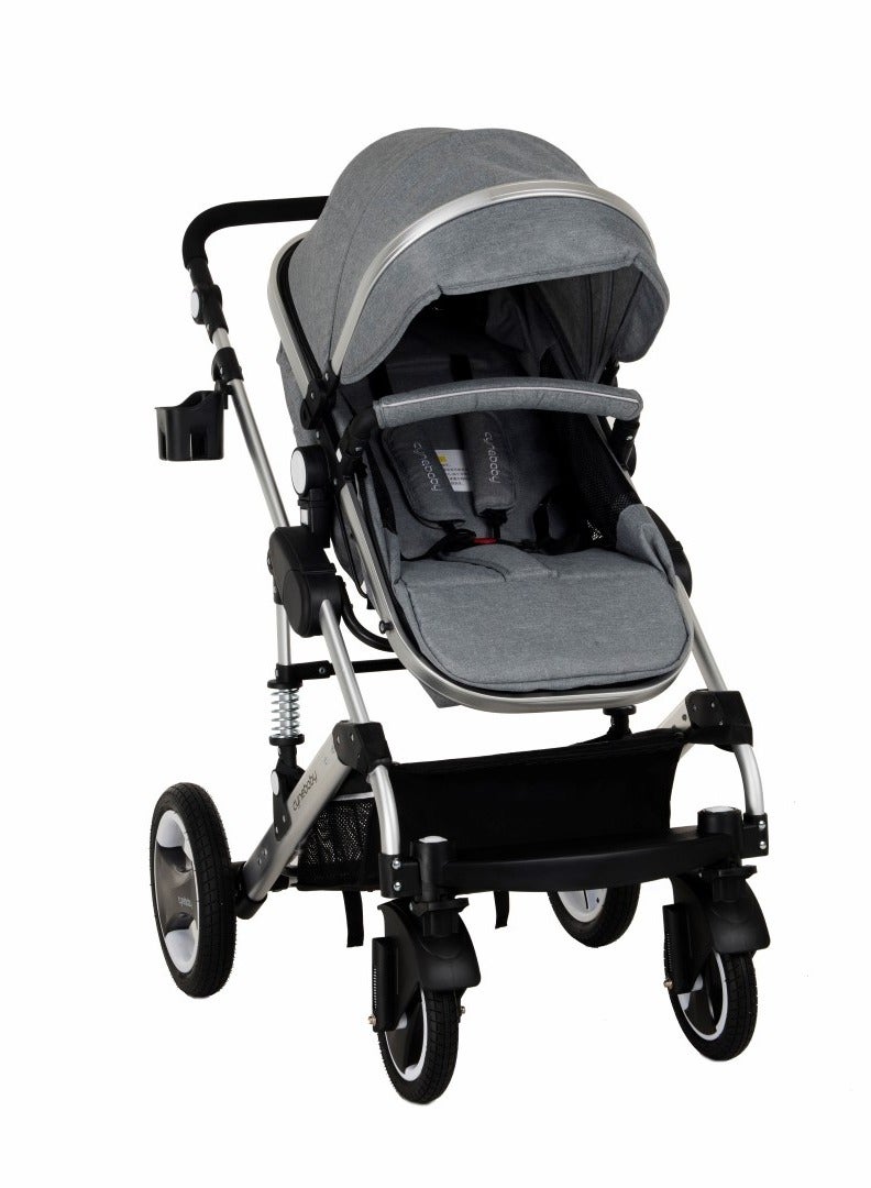 Cynebaby 7 Gray - 3 in 1 Luxury Pram