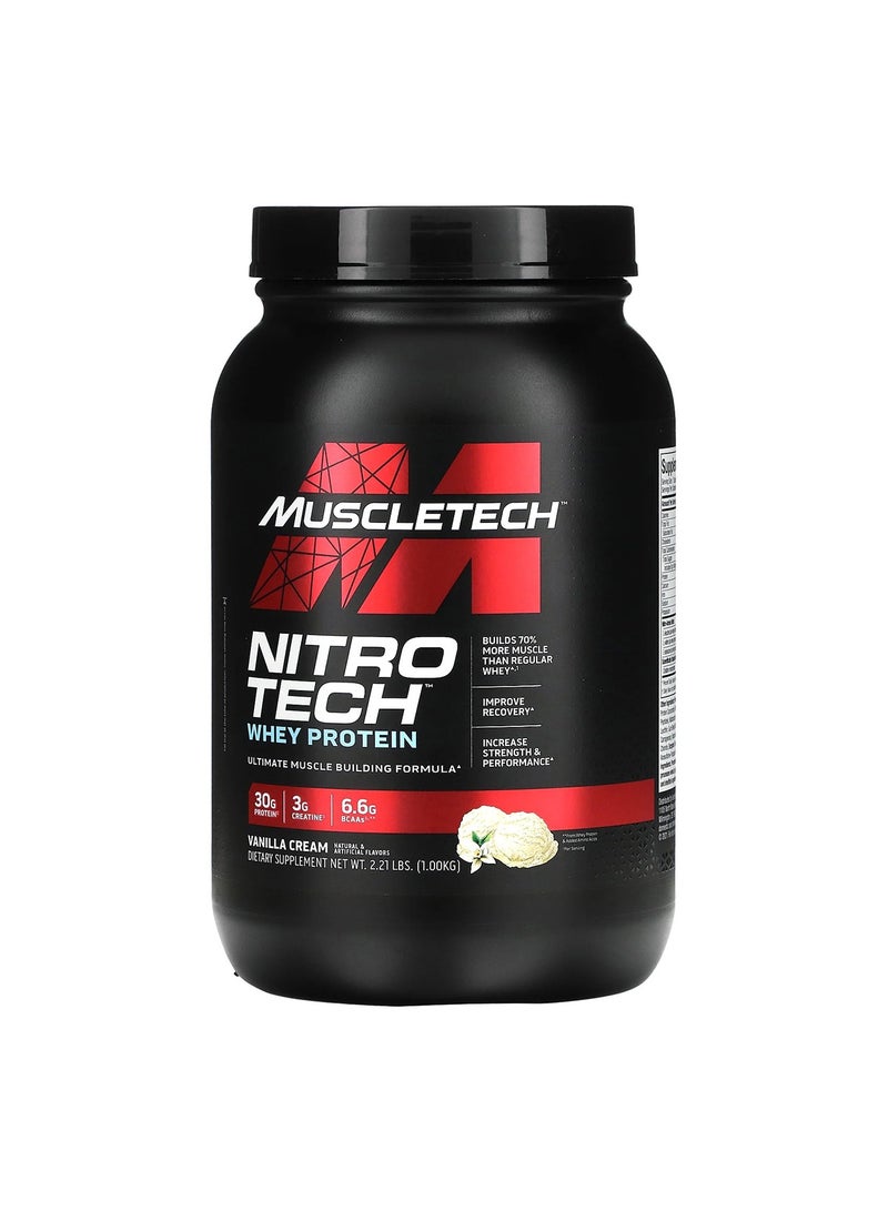 Muscletech Nitro Tech Whey Protein 2.21 Lbs Vanilla