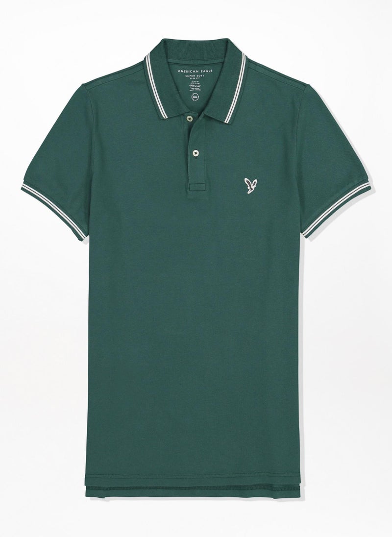 Ae Slim Fit Pique Polo Shirt