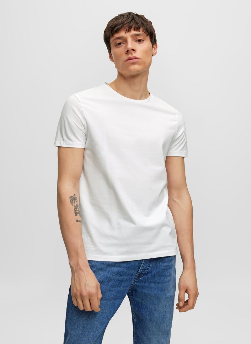 Two-pack of slim-fit T-shirts in stretch cotton