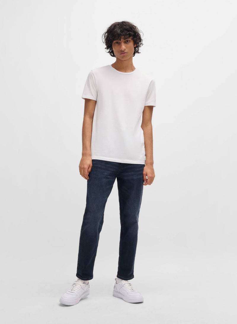 Two-pack of slim-fit T-shirts in stretch cotton