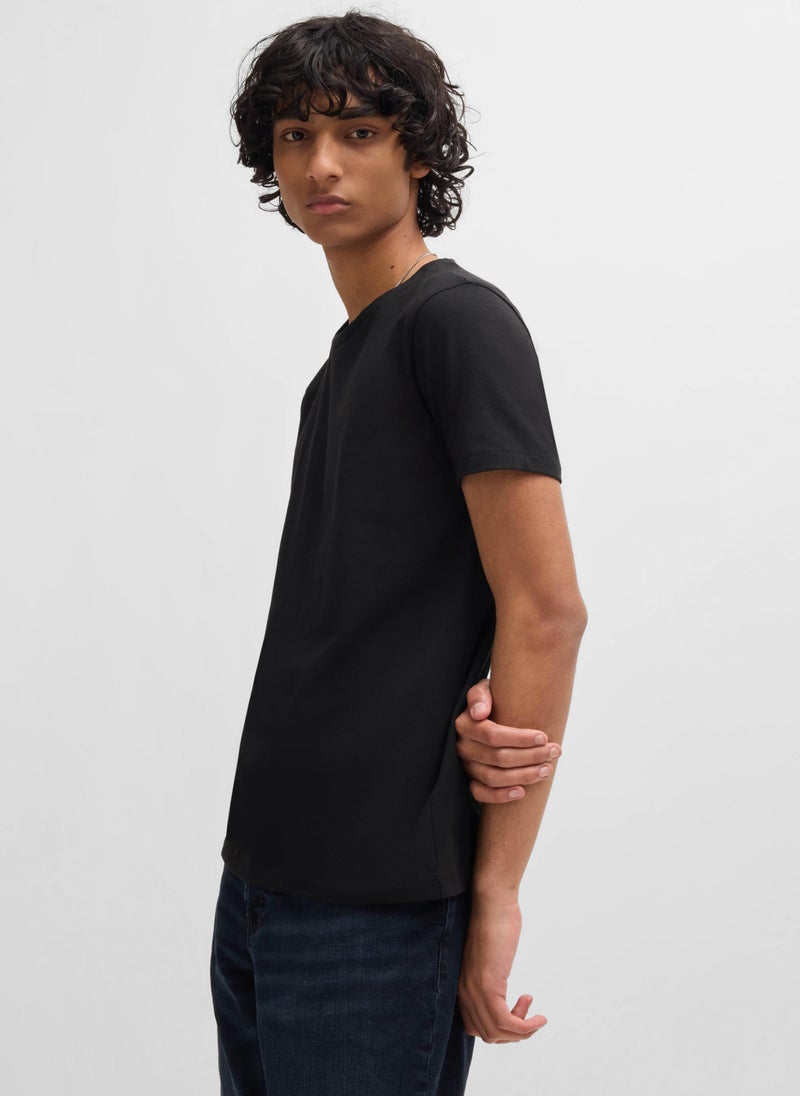 Two-pack of slim-fit T-shirts in stretch cotton