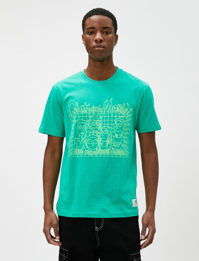 Rick and Morty T-Shirt Licensed Printed