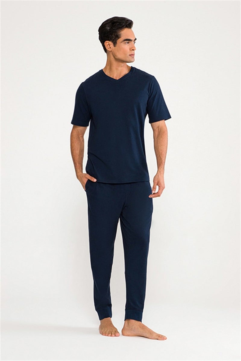 D'S Groom Men's Navy Blue Pajama Bottom