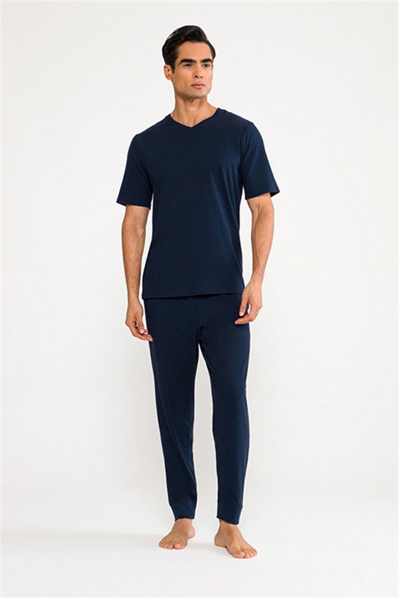 D'S Groom Men's Navy Blue Pajama Bottom