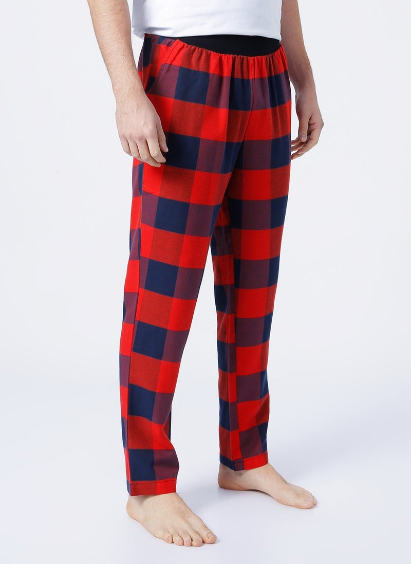 Ds Damat Red Men's Pajama Bottom