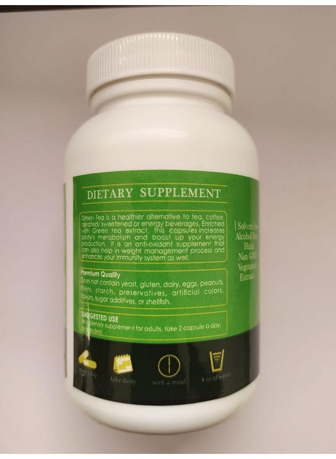 Holy Natural Green Tea Extract Capsule 120 Veggie Caps