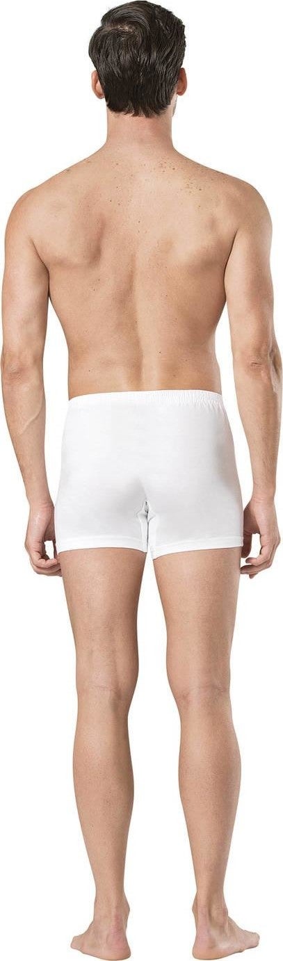 Men's Combed Cotton White Boxer (2 Pack)