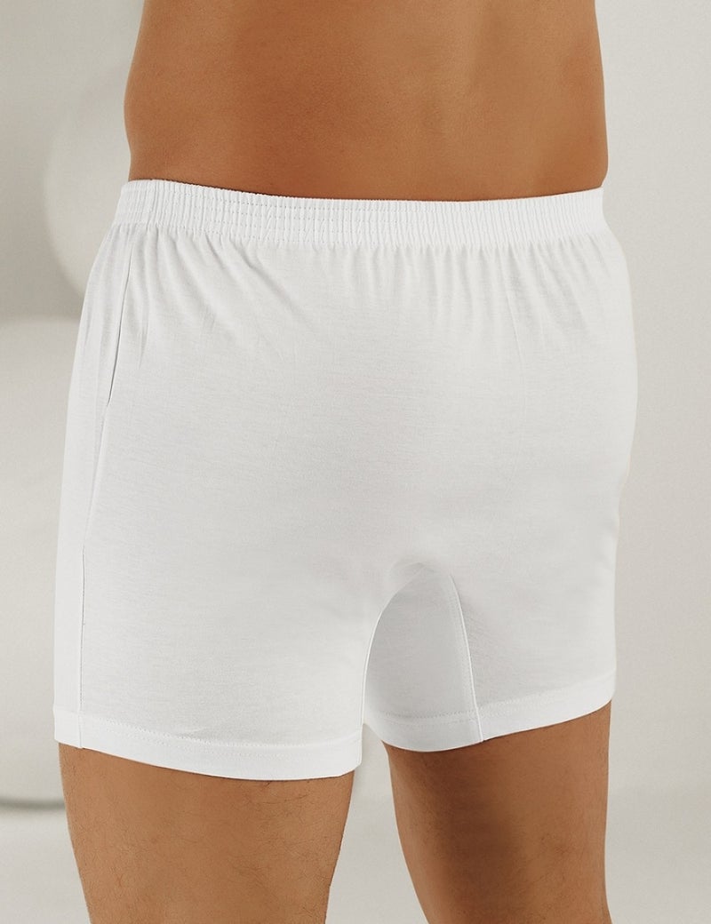 Pack of 6 Combed Cotton Men's Boxer White ME010