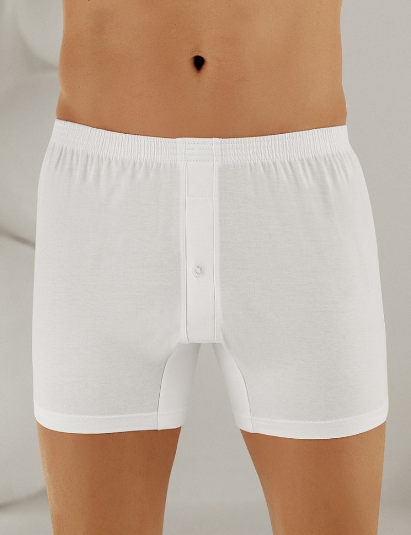 Pack of 6 Combed Cotton Men's Boxer White ME010