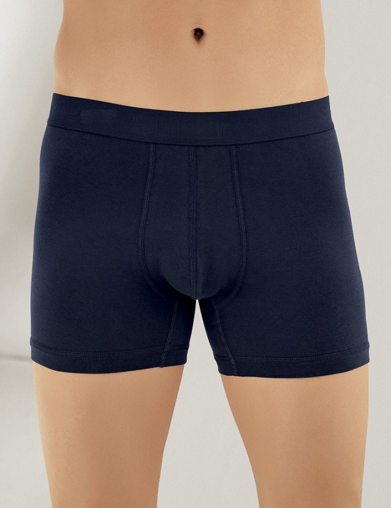 6 Pack Lycra Boxer Navy Blue ME031