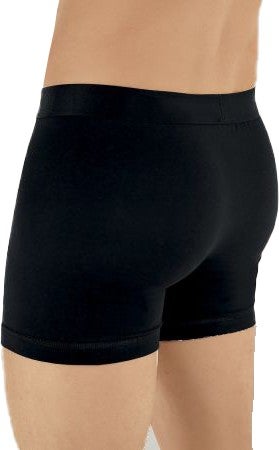 Men's Cotton Lycra Flexible Black Boxer 10 Pieces