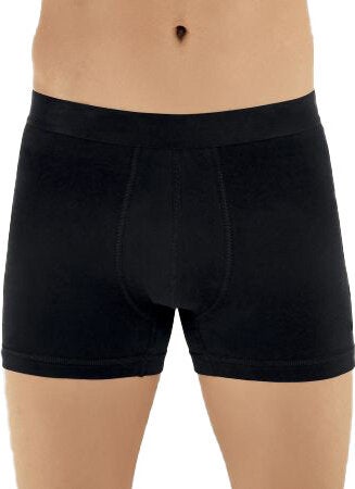 Men's Cotton Lycra Flexible Black Boxer 4 Pieces