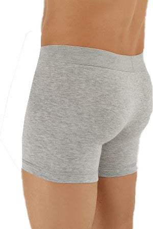 Men's Cotton Lycra Flexible Gray Boxer 12 Pieces