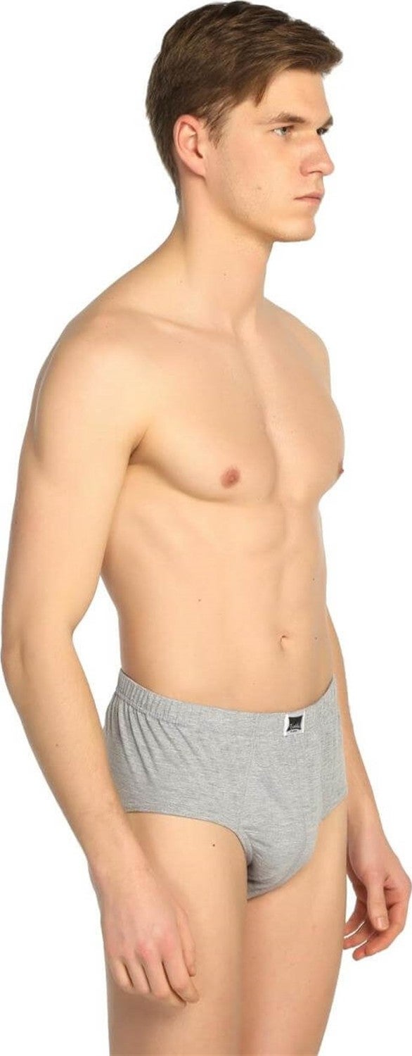 Silver 3006 6 Pack Men's Slip Briefs