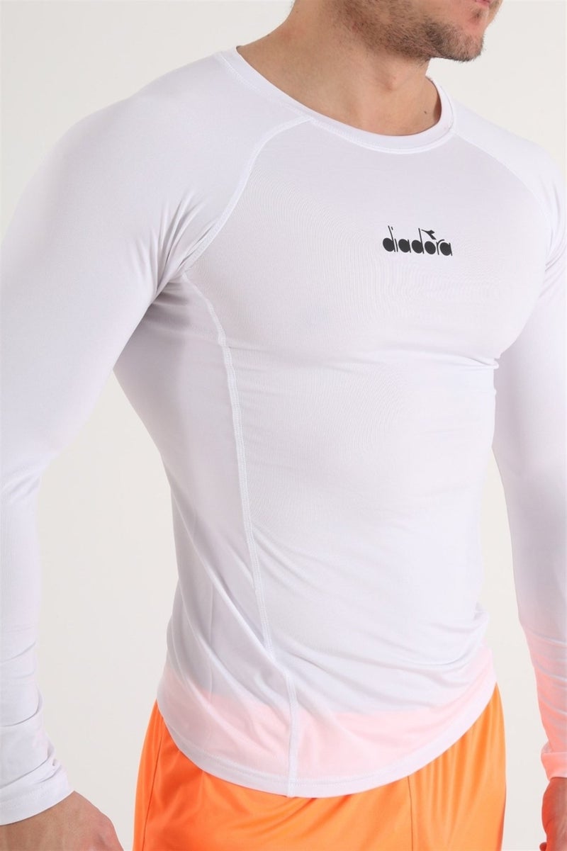 Pro - Men's White Tight Cut Long Sleeve Underwear - 1140051