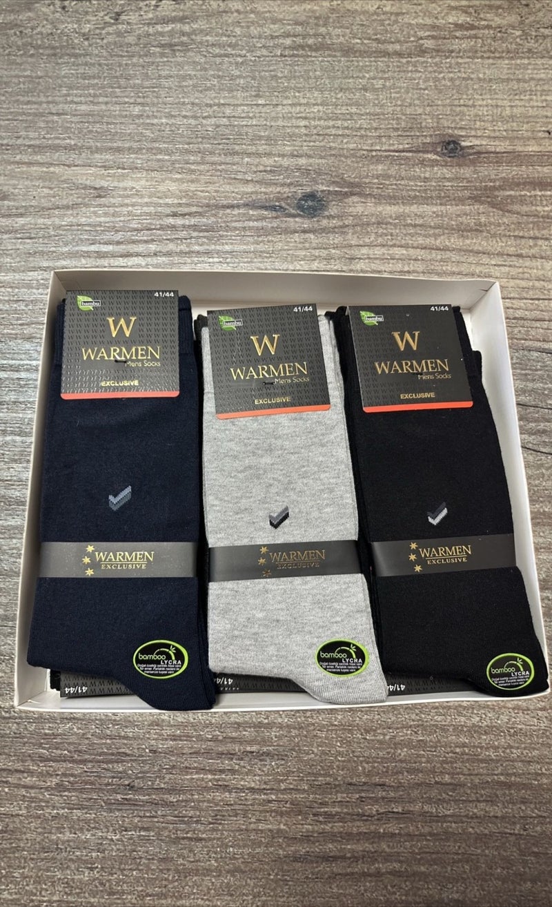 Exclusive Bamboo Plus Series Seamless Men's Socks Set of 12