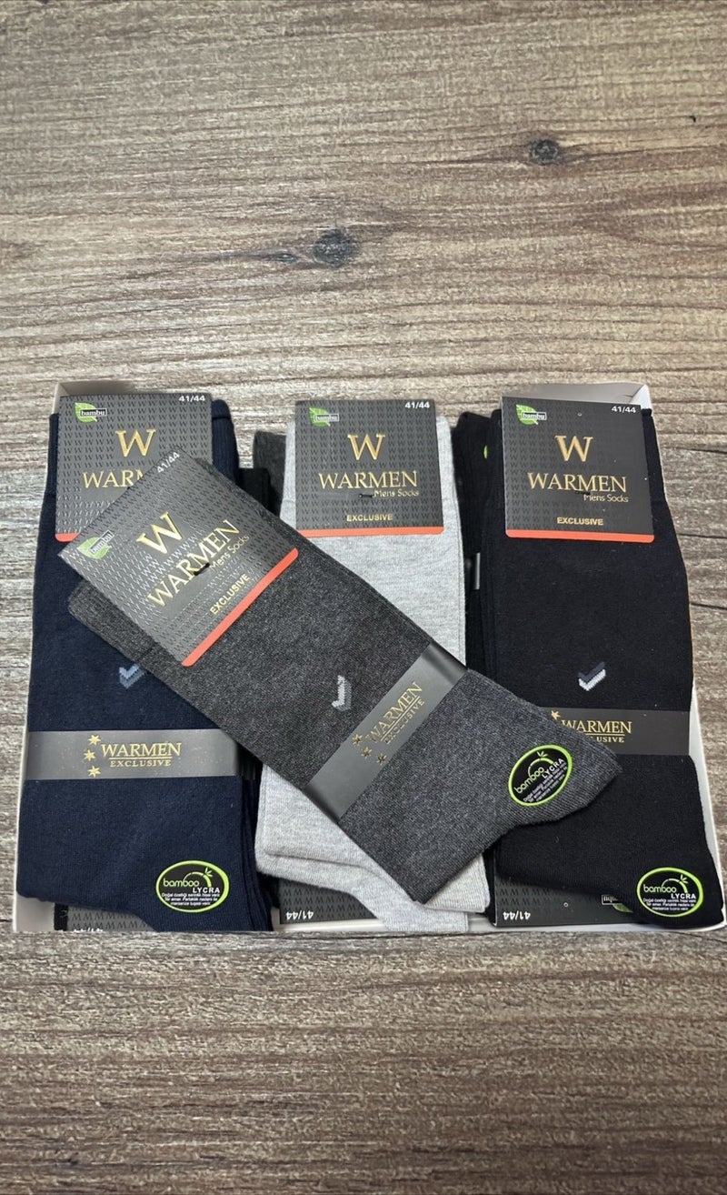 Exclusive Bamboo Plus Series Seamless Men's Socks Set of 12