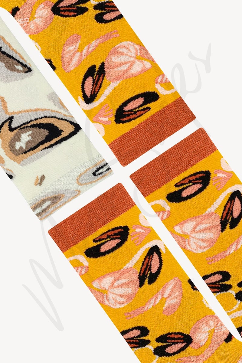 Frutti Di Mare - 4-Piece Men's Pizza Socks