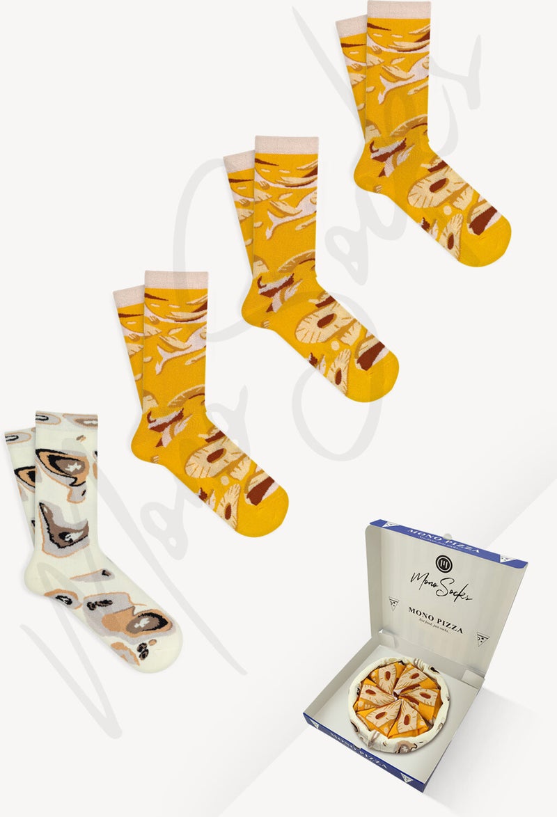 Frutti Di Mare - 4-Piece Men's Pizza Socks