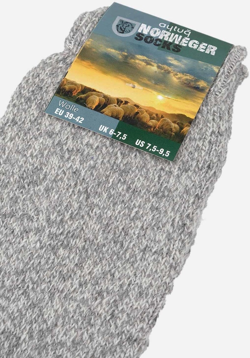 Men's Merino Wool Cold Blocker Winter 3 Pairs Multicolored Socks - A-6038