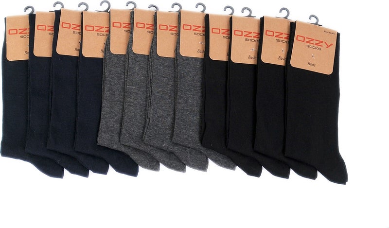 12 Pack Viscose Seamless Men's Socks