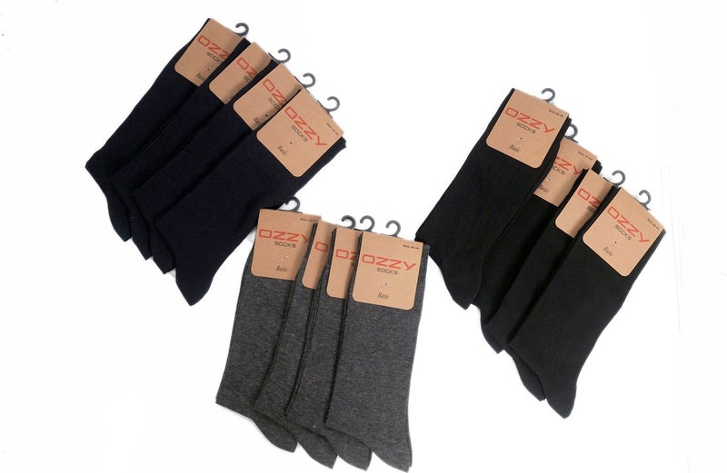 12 Pack Viscose Seamless Men's Socks