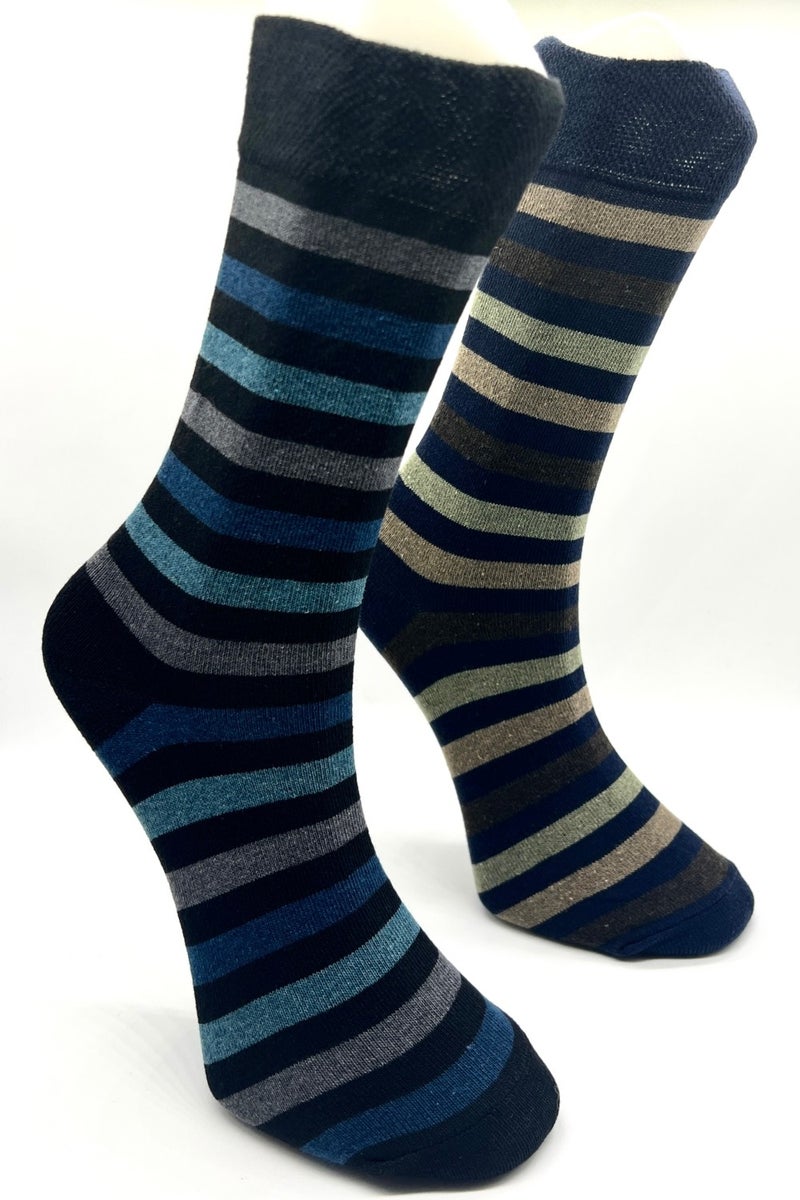 12 Pairs Cotton Men's Classic, Daily, Casual Socks