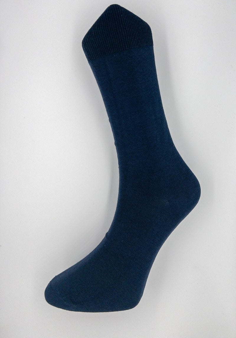 Premium Seamless 12 Pairs Men's Modal 4 Season Black-Smoked-Grey-Navy Blue Socket Socks