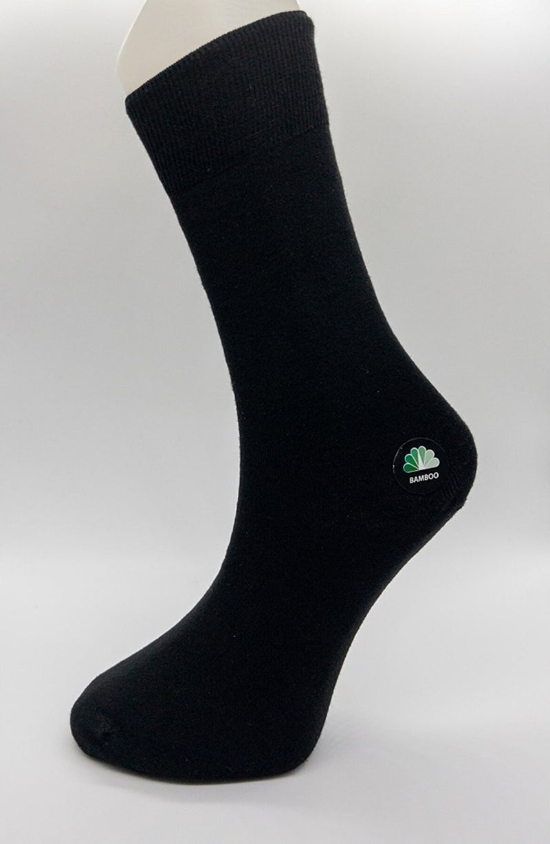 Premium 6 Pairs Bamboo Seamless Black-Dark Navy Blue-Smoked Men's Sock Socks