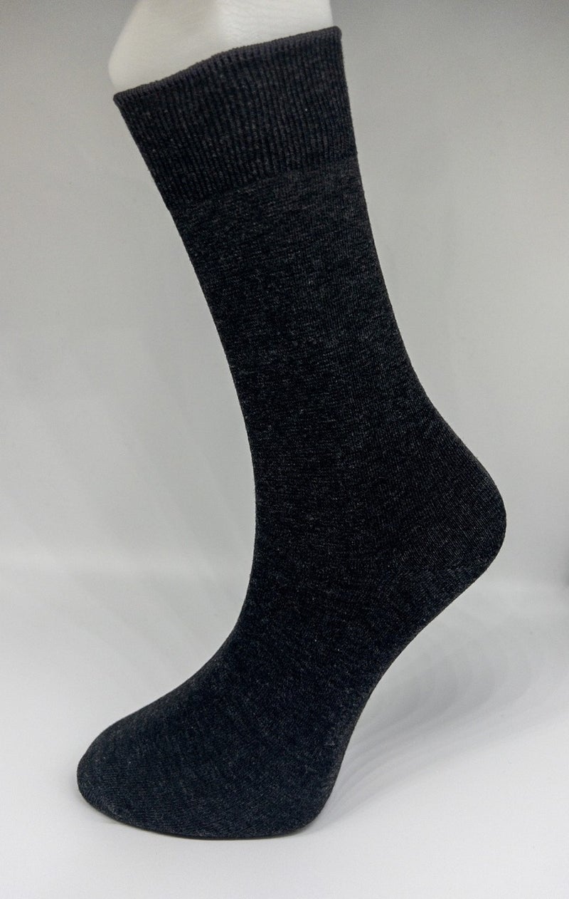 Premium Seamless 8 Pairs Men's Modal Four Season Black-Smoked-Grey-Navy Blue Socket Socks