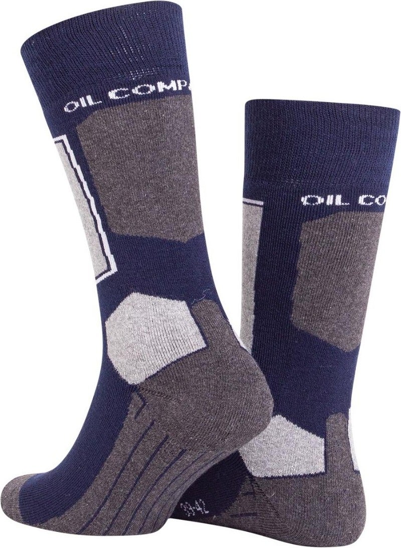 3-Pack Thermal Socks Navy Blue Unisex OCS008