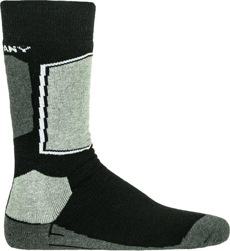 6 Pack Thermal Socks Black Unisex OCS008