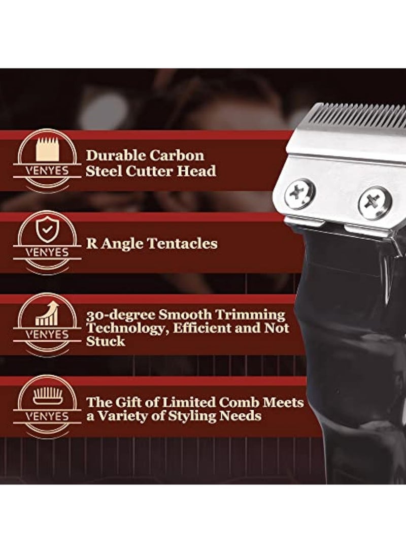 Barber Clippers for Men, Noise-Free Professional Hair Clippers for Barbers, Cordless Clippers Professional Barbers