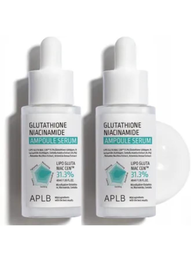 Glutathione Niacinamide Ampoule Serum Set 2 pcs