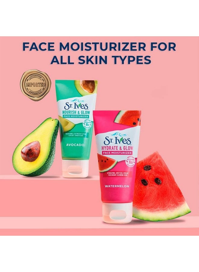 Hydrate & Glow Face Moisturizer Watermelon, 3Oz (Pack Of 2)