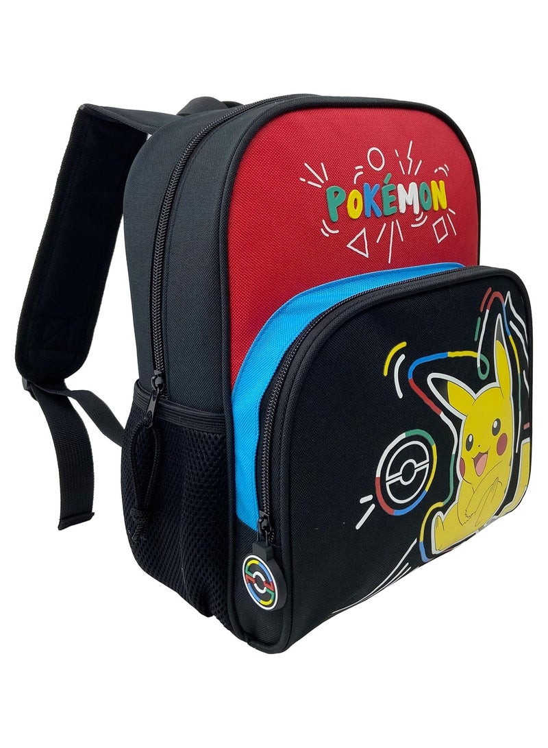 Pokemon Kids Backpack School Backpack 30cm Pikachu School Supplies Backpack Black Official Product