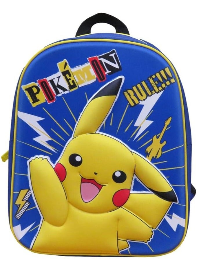 Unisex Pikachu Children Backpacks without Trolley, Coloured