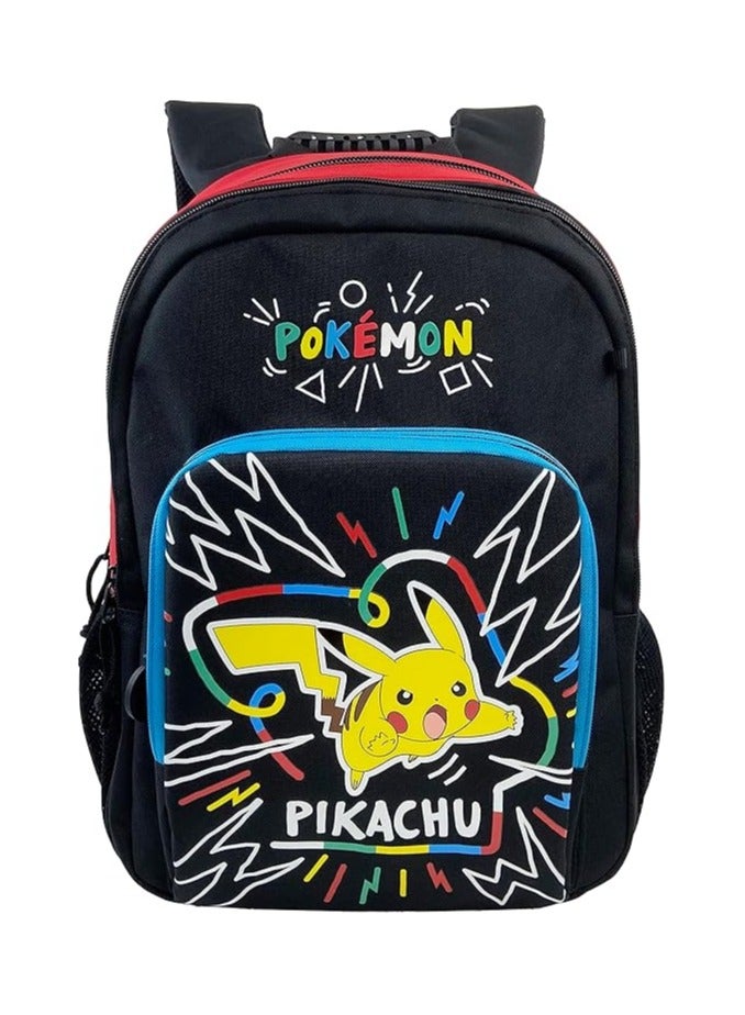 Backpack, Pikachu, School Backpack, Trolley Backpack, School Supplies, Backpack, Black, Official Product