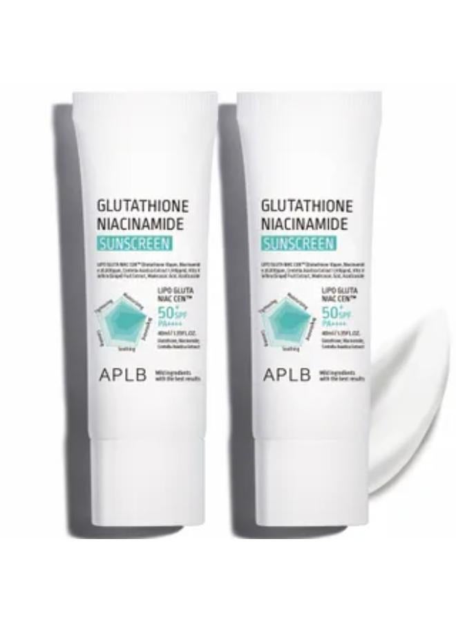 Glutathione Niacinamide Sunscreen Set 2 pcs