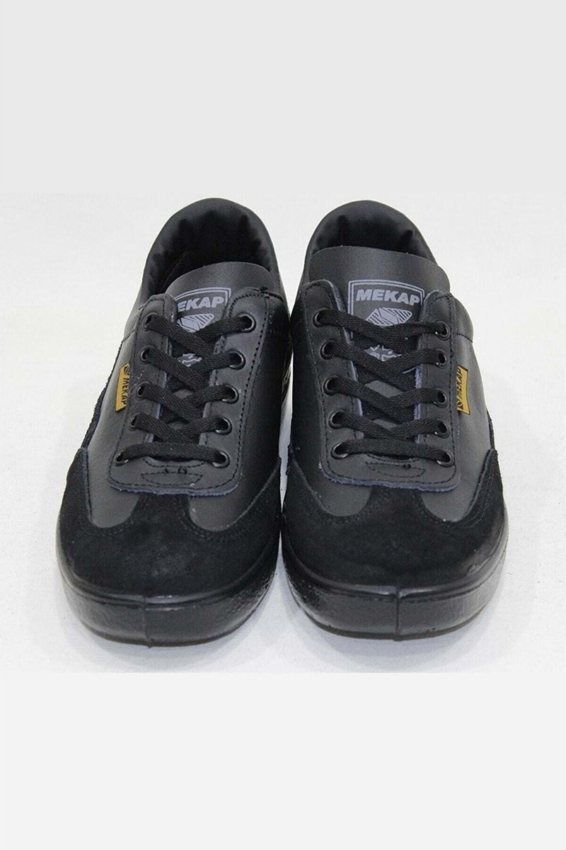 Fashion Shoes23 Fashion Shoes Mekap Black Leather Men's Casual Shoes