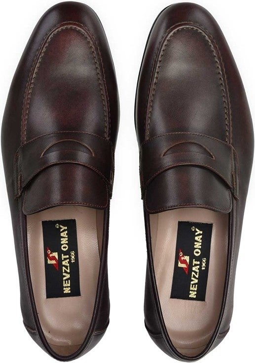 Brown Classic Loafer Leather Men's Shoes -11659-