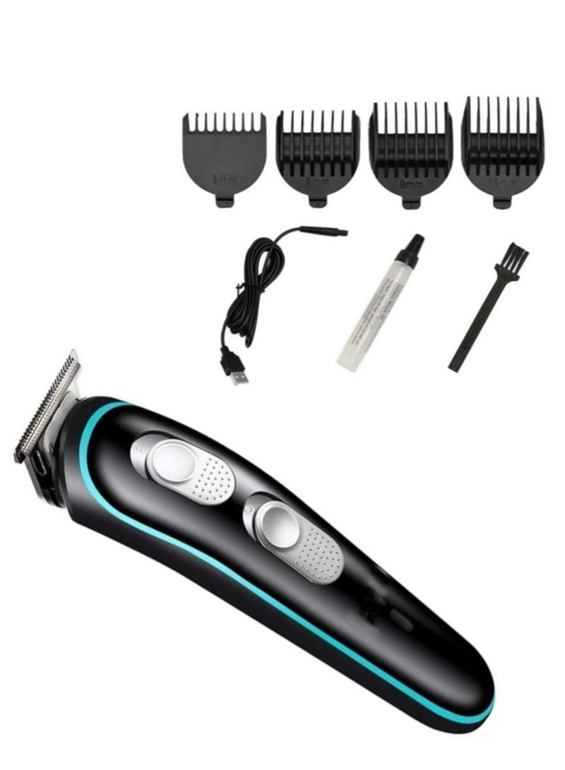 Cordless Electric Hair Clipper and Beard Trimmer for Home Use, VGR rechargeable Professional Hair Clipper for Men and Children with 4 Guide Combs