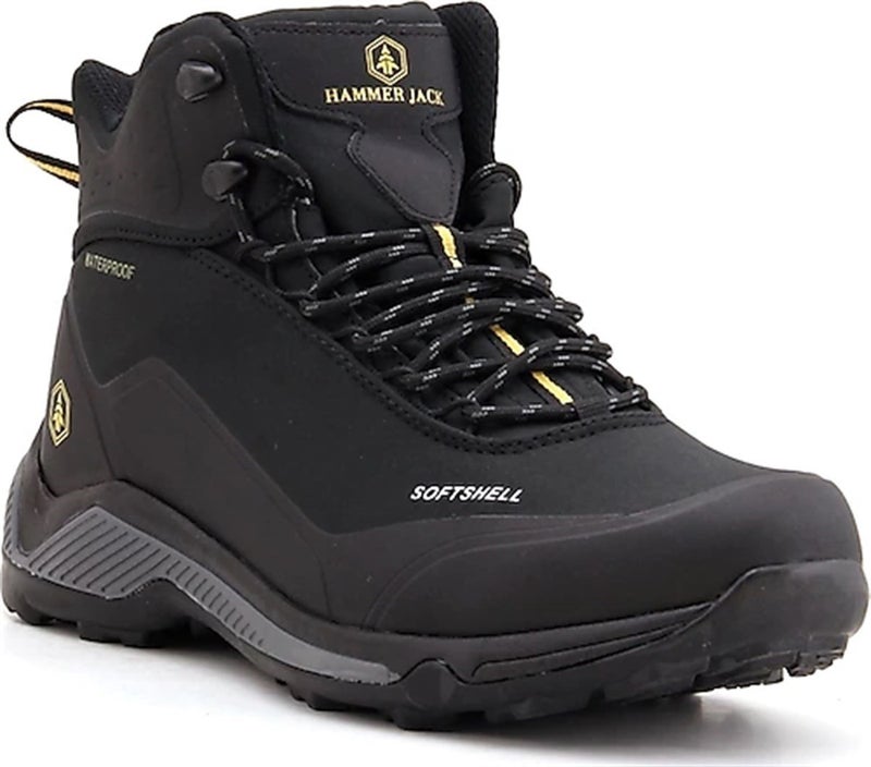 Bond 21664 Men's Waterproof Sports Boots Black Yellow V4