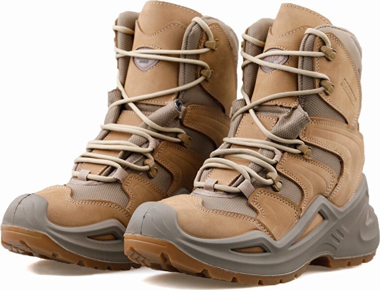 Scooter Nubuck Beige Men's Outdoor Boots P3100NBJ Brown