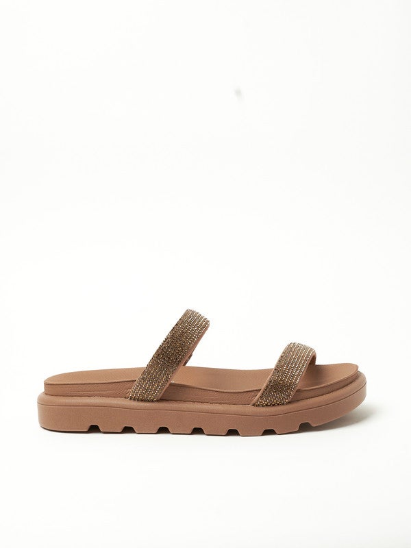 Vizzano Ladies Comfort Sandals Nude | Made In Brazil