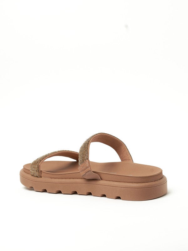 Vizzano Ladies Comfort Sandals Nude | Made In Brazil