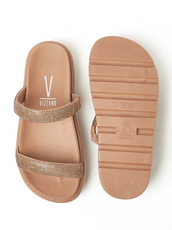 Vizzano Ladies Comfort Sandals Nude | Made In Brazil