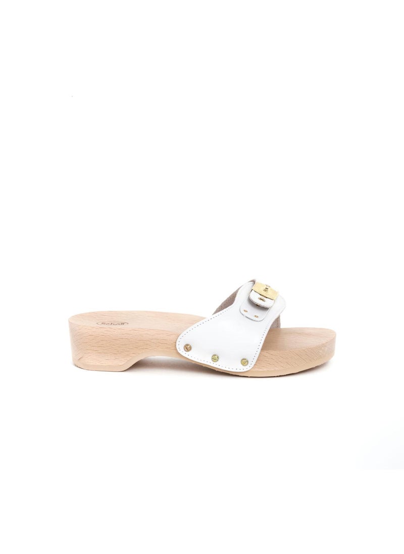 CLOG WHITE PESCURA HEEL